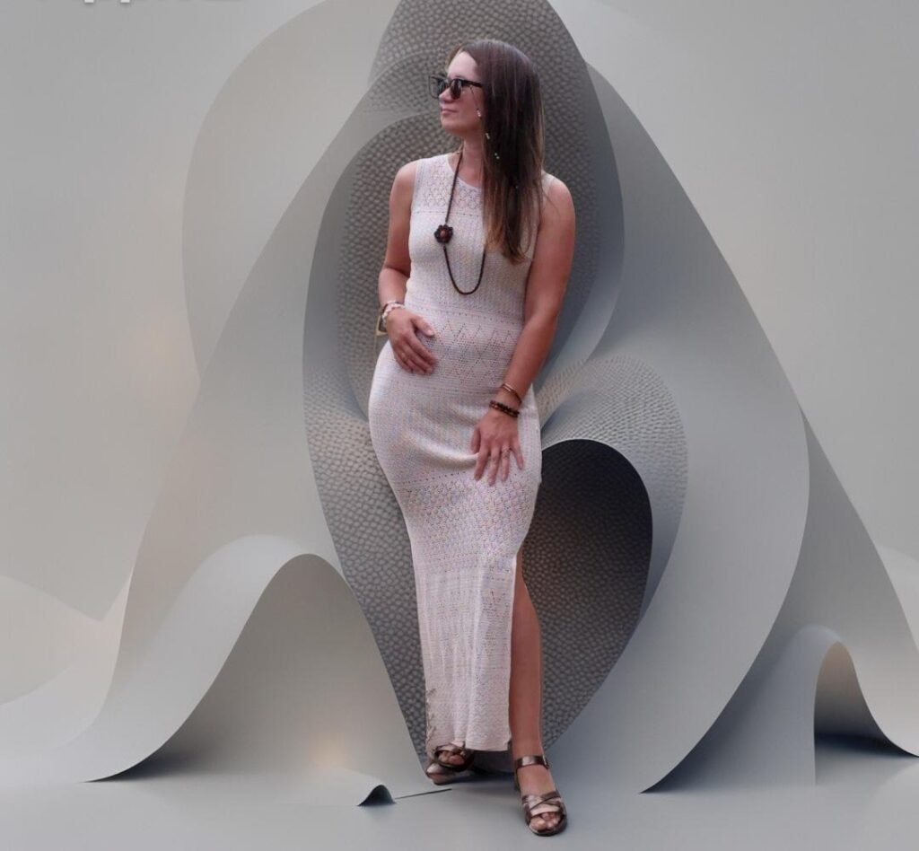 nerta rankomis suknele