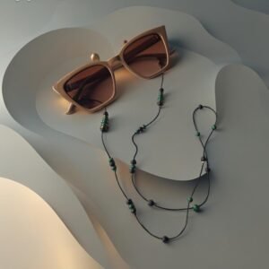 akiniu grandinele malachitas