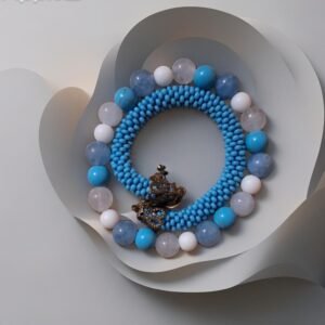 Apyrankė natūralių akmenukų melsva