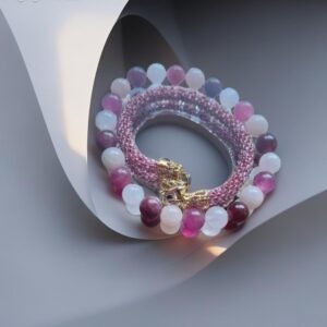 Apyrankė natūralių akmenukų alyvine