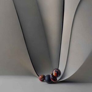 Polimerinio molio kamuoliukų pakabukas