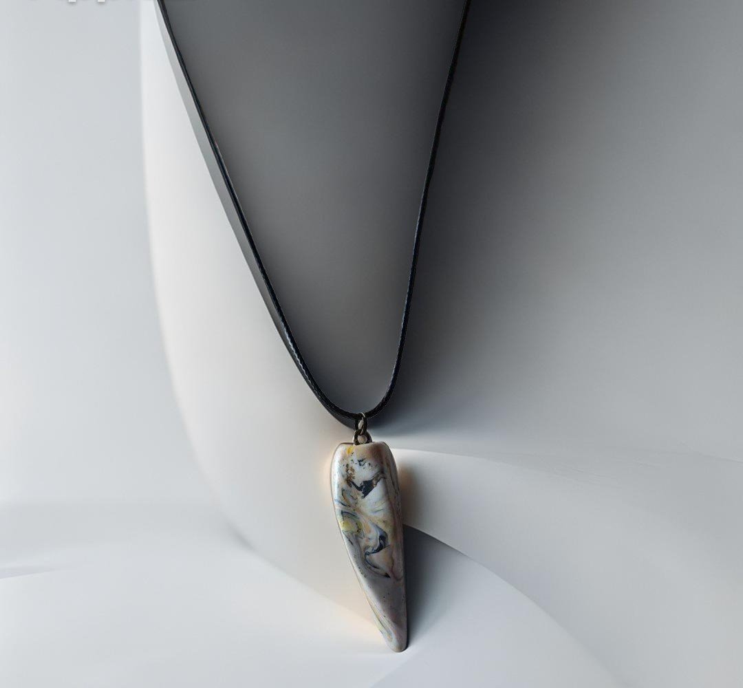 molis pakabukas iltis baltas