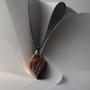 Trumpas odinis kaklo pakabukas