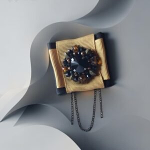 sage kaspinas geltona