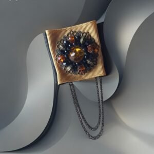 sage kaspinas geltona